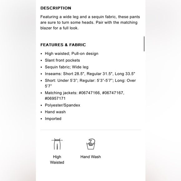 Express High Waisted Sequin Wide Leg Pant bronze women’s NEW 0 short - Picture 6 of 7